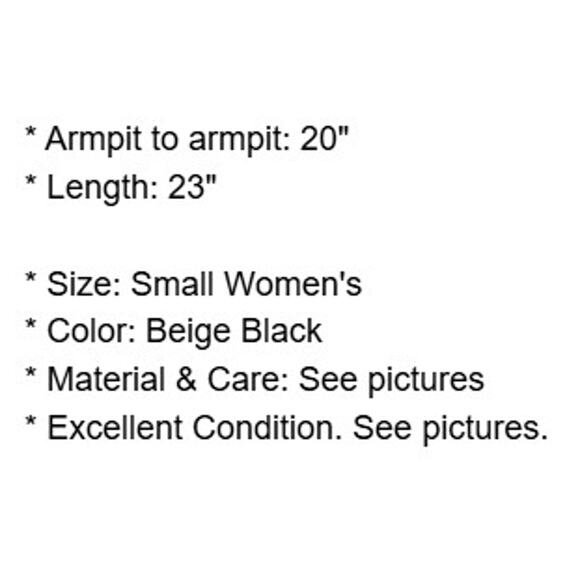 Loft Sweater Womens Small Black Beige Stripe Top Stretch Knit Career Oversized - Picture 4 of 12